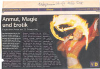 Zeitungsartikel Helle Mitte, Nov.2005